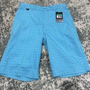 Nike Golf Dry Fit Shorts Boys XL Modern Print Geometric NEW